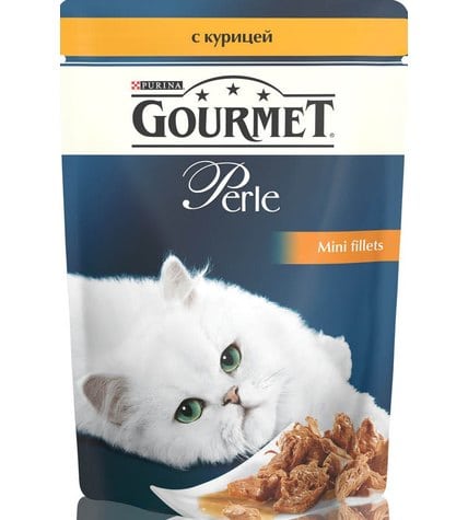 Корм для кошек GOURMET Мини-филе с курицей, 85г