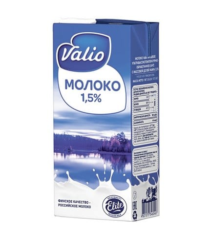 Молоко VALIO 1,5%, 1л