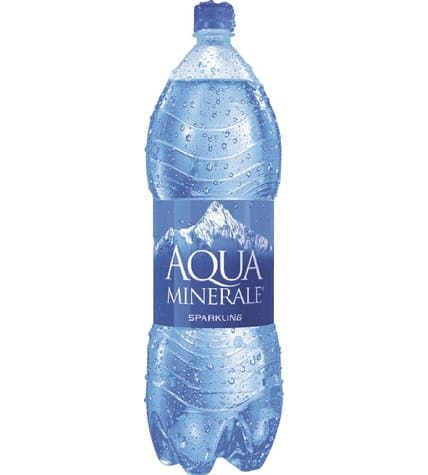Вода питьевая AQUA MINERALE газированная в упаковке, 6х2л