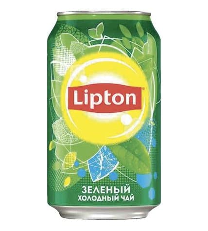 Холодный чай LIPTON зеленый, 0,33 л