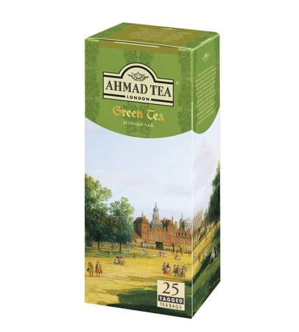Чай AHMAD TEA зеленый, 25х2 г