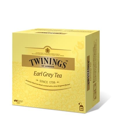 Чай TWININGS Earl grey пакетированный, 50*2 г