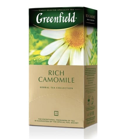 Чай GREENFIELD Rich Camomile, 25х1,5г