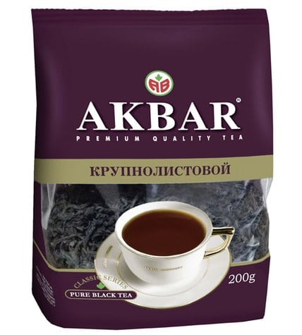 Чай черный AKBAR крупнолистовой, 200 г