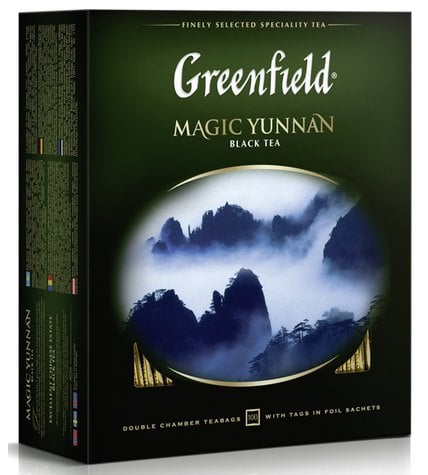 Чай черный GREENFIELD Magic Yunnan пакетированный, 100х2г
