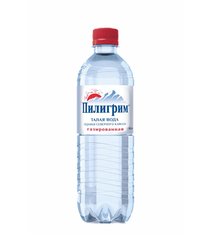 Питьевая вода «Пилигрим» 0,5 л газированная (12 шт/упак)