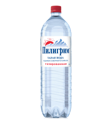 Питьевая вода «Пилигрим» 1,5 л газированная (6 шт/упак)