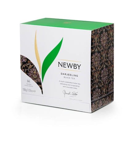 Чай черный NEWBY Darjeeling пакетированный, 50х2г