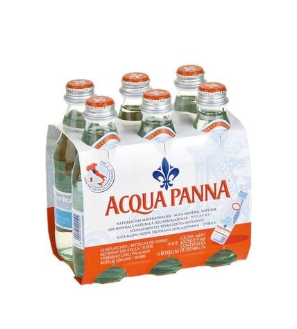 Минеральная вода ACQUA PANNA без газа, 6*0.25 л