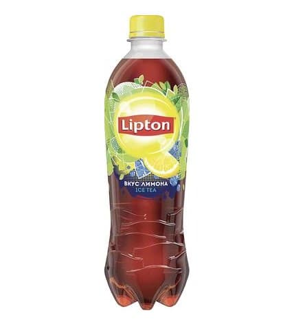 Холодный чай LIPTON черный Лимон в упаковке, 12х0,5л