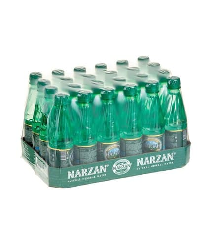 Минеральная вода НАРЗАН природной газации, 0,33л в пластиковой бутылке (24 шт)