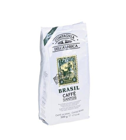 Кофе зерновой DELL' arabica brasil, 500г