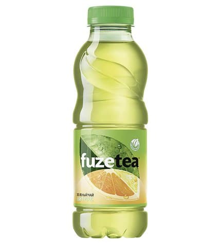 Чай холодный FUZETEA зеленый Цитрус в упаковке, 12х0,5л