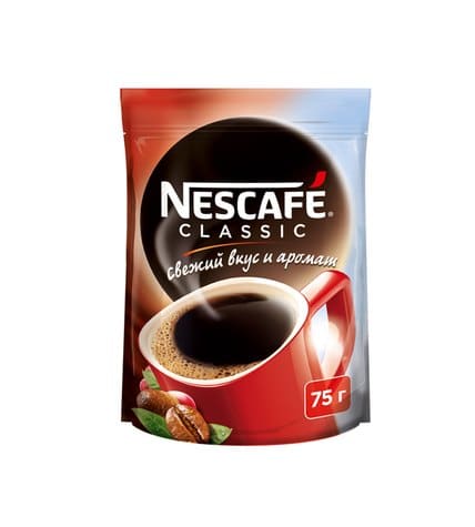 Кофе растворимый NESCAFE Classic, 75 г
