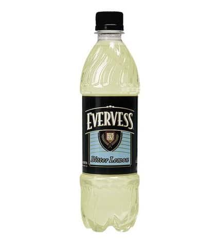 Газированный напиток EVERVESS Тоник Bitter lemon в упаковке, 12х0,6л