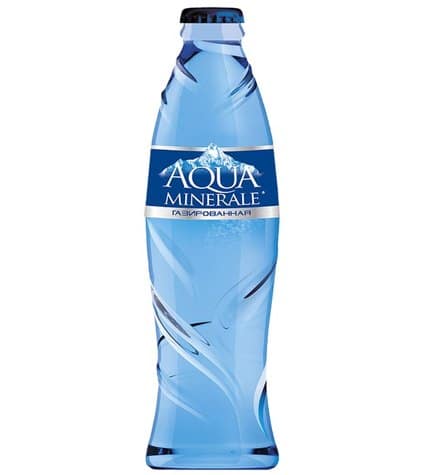 Питьевая вода AQUA MINERALE газированная в упаковке, 12х0,25л