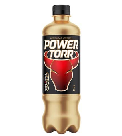 Энергетический напиток POWER TORR Gold пэт, 0,5 л