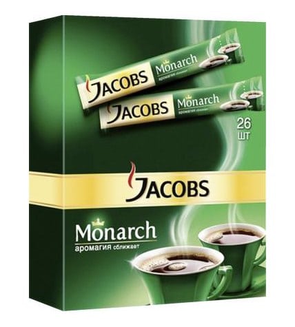 Кофе JACOBS Monarch, 26х1,8 г