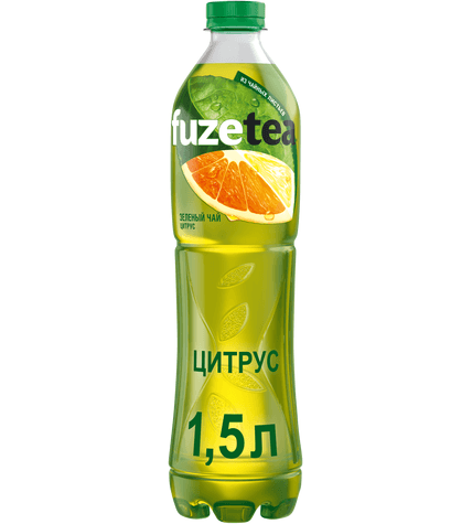 Чай Fuzetea холодный зеленый цитрус в пластиковой бутылке 1,5 л