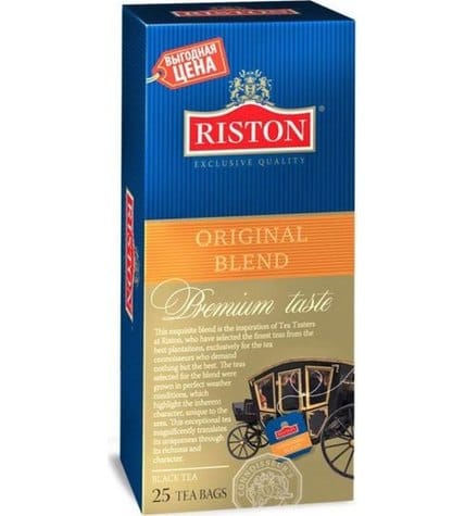 Чай черный Riston Original Blend в пакетиках 2 г 25 шт