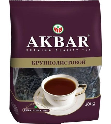 Чай черный Akbar Классическая серия листовой 200 г