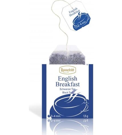Чай черный Ronnefeldt Teavelope Английский завтрак в пакетиках 1,5 г 25 шт купить