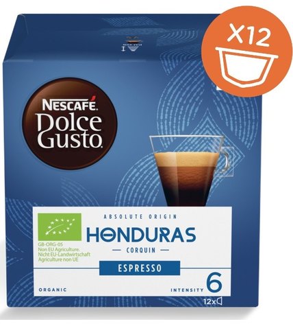 Кофе Nescafe Dolce Gusto Espresso Honduras Corquin капсульный 6 г 12 шт
