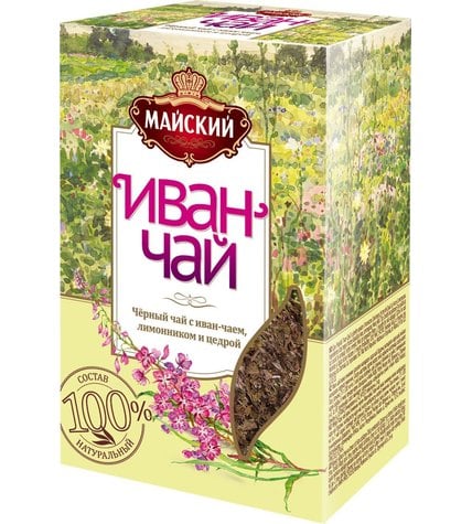 Чай Майский Иван-чай с лимонником и цедрой 75 г