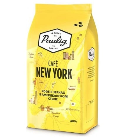 Кофе Paulig New York в зернах 400 г