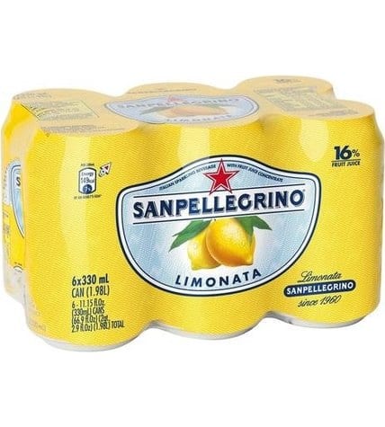 Газированный напиток San Pellegrino Лимон 0,33 л купить