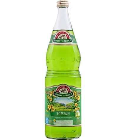 Лимонад Напитки из Черноголовки Тархун 1 л в стеклянной бутылке (6 шт)