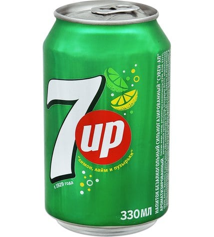 Газированный напиток 7UP 0,33 л