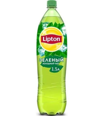 Холодный чай Lipton зеленый в пластиковой бутылке 1,5 л
