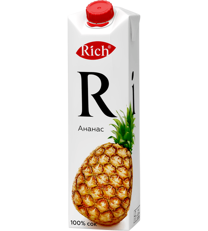 Сок Rich ананас в коробке тетра-пак 1 л купить
