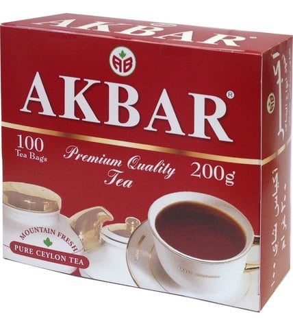 Чай черный Akbar Mountain Fresh в пакетиках 2 г 100 шт