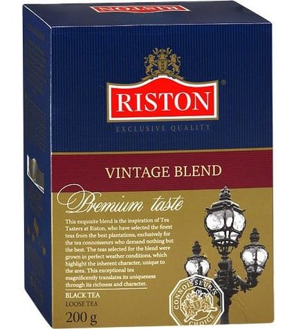 Чай черный Riston Vintage Blend листовой 200 г