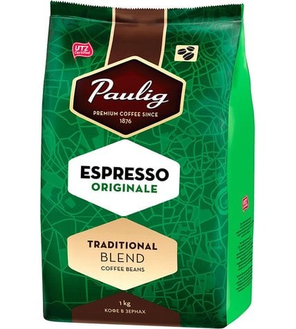 Кофе Paulig Espresso Originale в зернах 1 кг