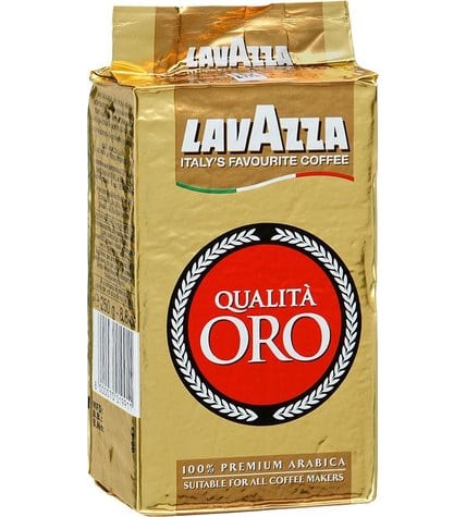 Кофе Lavazza Qualita Oro молотый в вакуумной упаковке 250 г