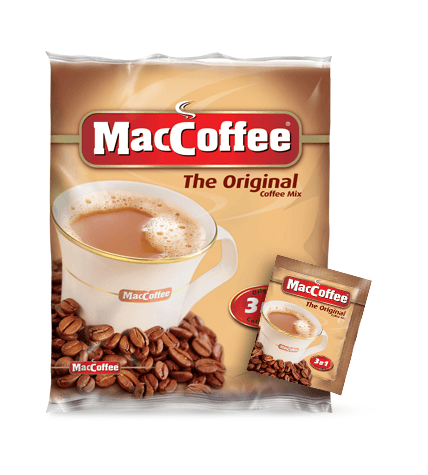 Кофейный напиток MacCoffee Original 3 в 1 растворимый 20 г 100 шт