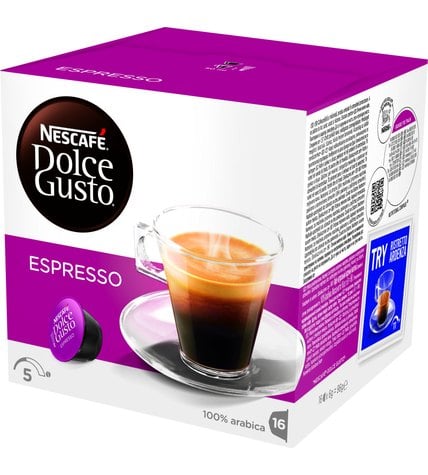 Кофе Nescafe Dolce Gusto Espresso в капсулах 6 г 16 шт.