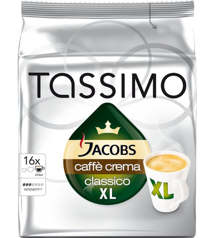 Кофе Jacobs Tassimo Caffe Crema 7 г 16 шт