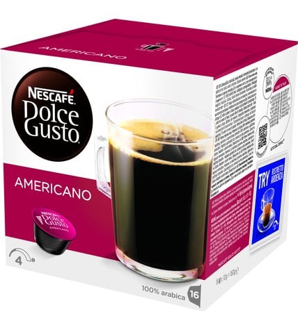 Кофе Nescafe Dolce Gusto Americano в капсулах 10 г 16 шт.
