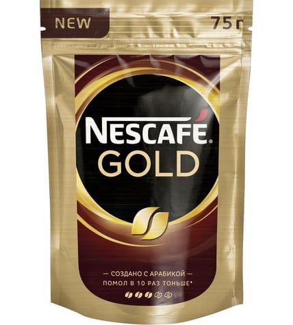 Кофе Nescafe Gold молотый в растворимом 75 г