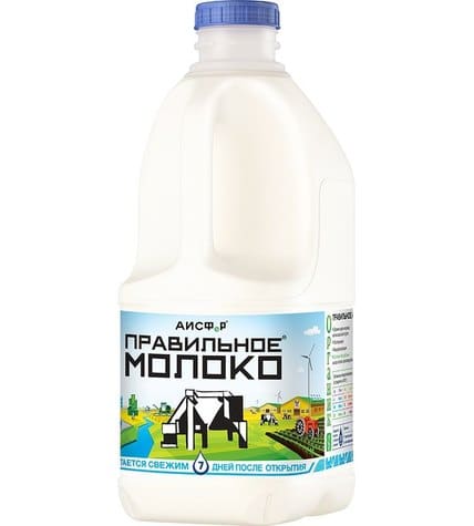 Молоко Правильное Молоко пастеризованное 1,5% 2 л