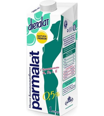 Молоко Parmalat dietalat ультрапастеризованное 0,5% 1 л