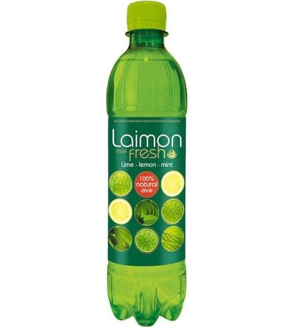 Газированный напиток Laimon Fresh Max 0,5 л в пластиковой бутылке (12 шт)