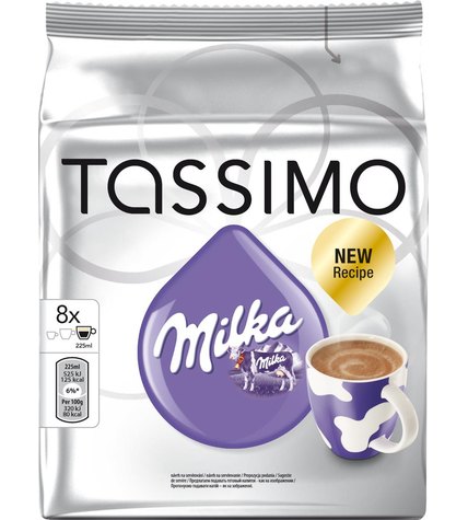 Какао Tassimo Milka в капсулах 30 г 8 шт