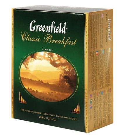 Чай черный Greenfield Classic Breakfast в пакетиках 2 г 100 шт