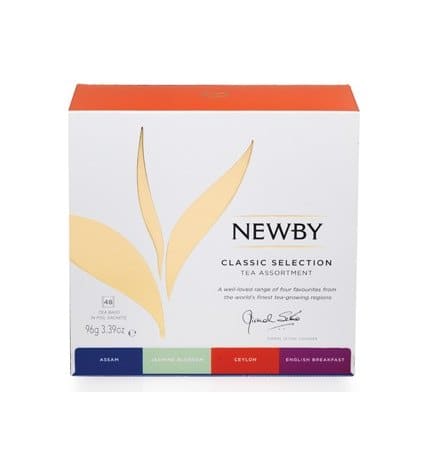 Набор черного и зеленого чая Newby Classic Selection в пакетиках 2 г 48 шт