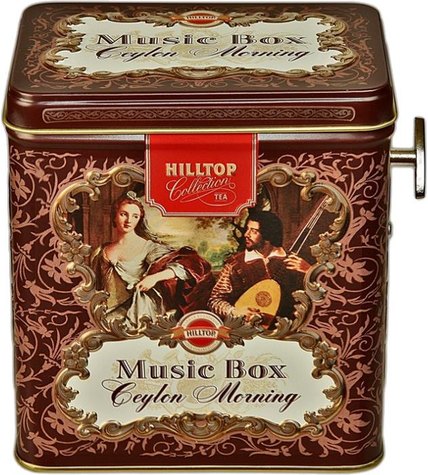 Чай черный Hilltop Цейлонское утро Music box листовой 125 г